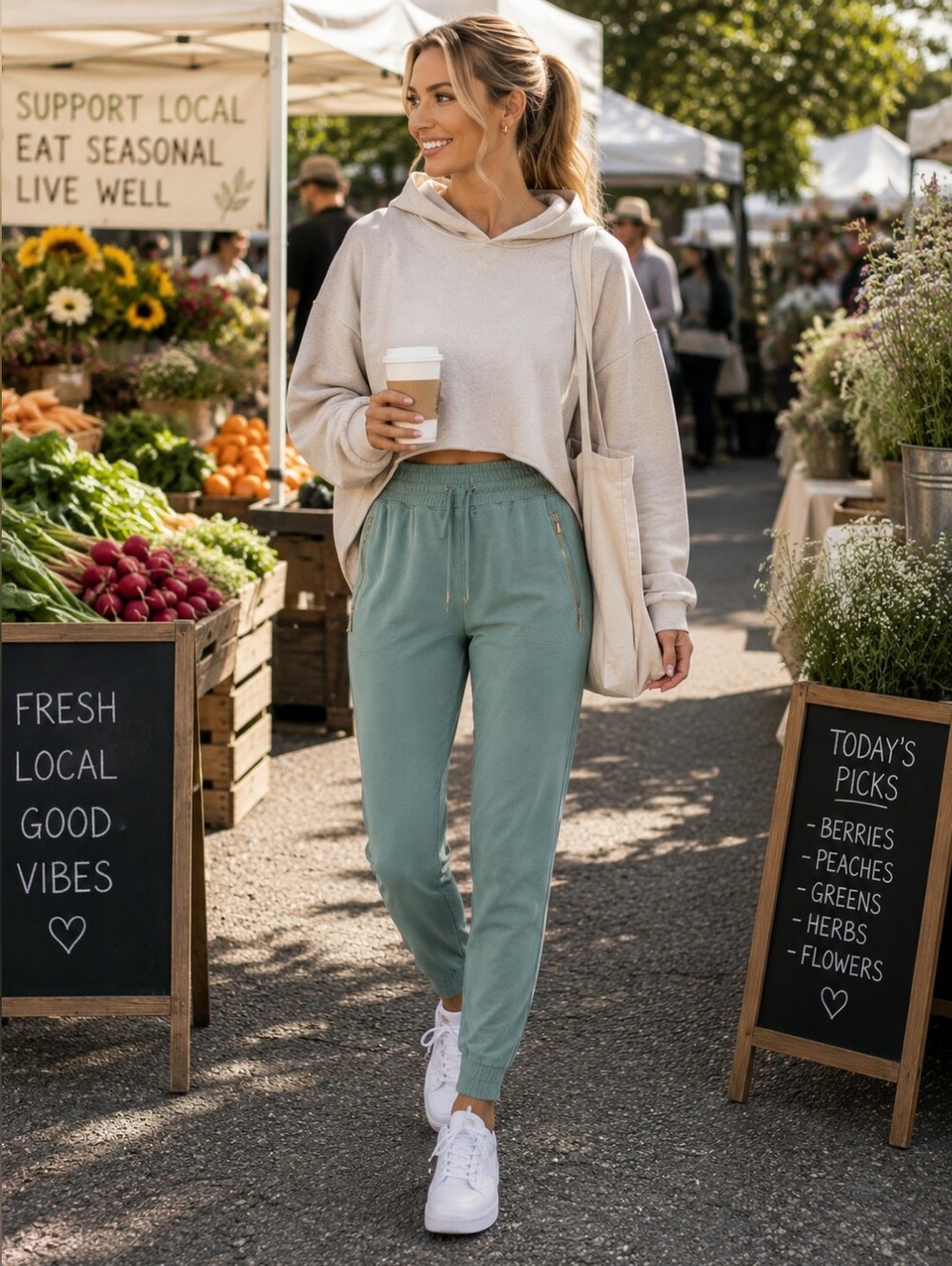 Chico’s Zenergy Sage Joggers Size 1R|M|8-10 | Soft Luxe Lounge Pants Athleisure - Picture 3 of 9